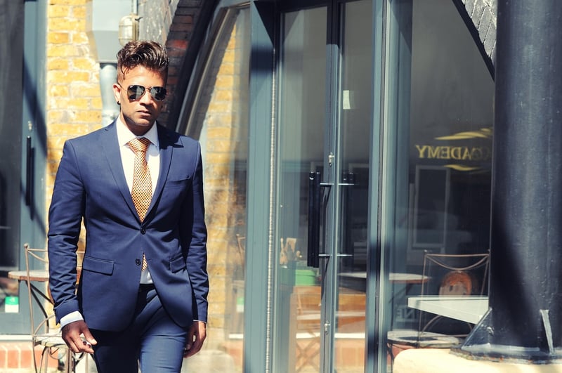 Celestial-themed Groom Suit